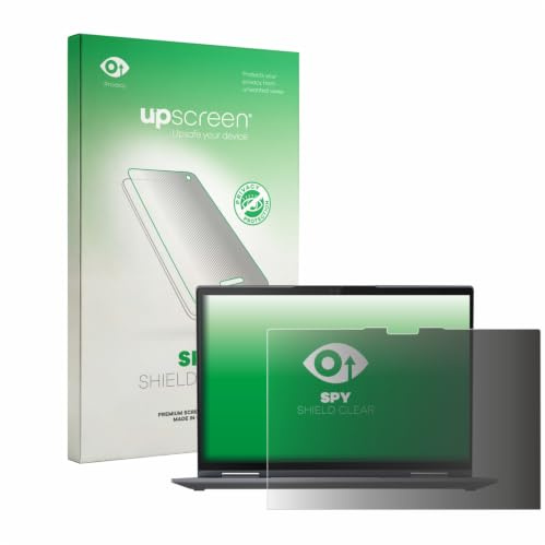 upscreen Blickschutzfolie für Lenovo ThinkPad X1 Yoga Gen 8 14 | Anti-Spy Displayschutz Made in Germany Privacy Screen Protector Sichtschutz Blaulichtfilter Klare Folie