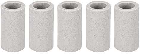 Rebower Céramique Tube Câblage Isolé Céramique Tuyau [pour Câble Forfait Chaleur Isolation Protection] - 10mm Dia/5 pcs
