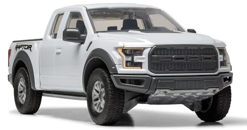 Airfix QUICKBUILD Model Car Kit - J6053 Ford F-150 Raptor Grey Building Kit for Kids 6+, Construction Toys for Boys, Model Making with No Glue - Classic Vehicle Gifts Plastic Craft Set