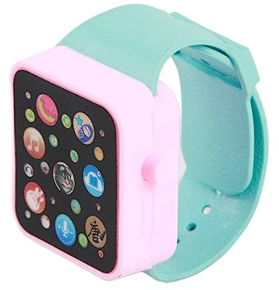 Ghzste smartwatch per bambini, smartwatch per bambini, touch screen, orologio educativo con narratore, lettore musicale, giocattolo educativo per ragazzi e ragazze
