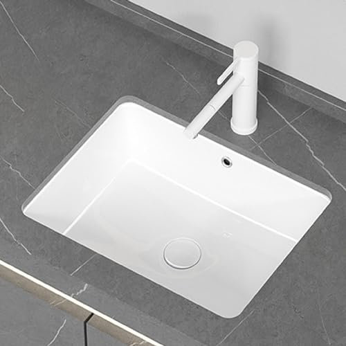 Badezimmer-Waschbecken, modernes, einfaches Waschbecken, Unterbauwaschbecken, kratzfestes Waschbecken für kleine Wohnungen, Zuhause, Hotels, Restaurants, Wohnmobile, Küchen,