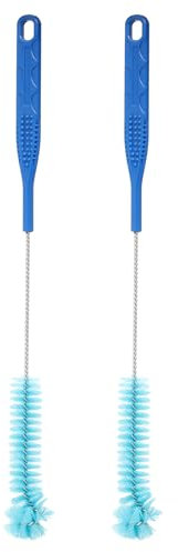 sourcing map Water Bottle Brush,2 Pcs 15.4'' Small Bottle Mouth Water Bottle Cleaner Scrubbing Brush for Cleaning Tumblers, Beer Brewing Supplies (Blue)