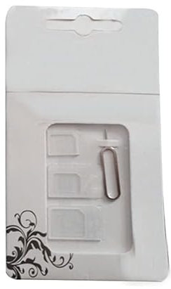 Adaptateur de Carte SIM Carte d'activation SIM Standard SIM Convertir en Taille Normale pour Les appareils Android et SmartphoneDeft a été traité