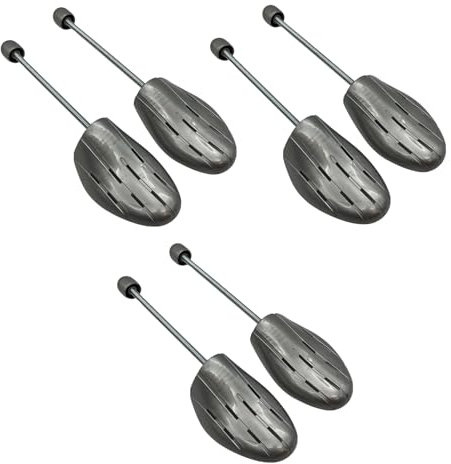 DELFA Comfort Kunststoff Schuhspanner - Größe 39-42 - Set aus 3 Paar - Schuhformer Schuhstrecker mit Spiralfeder für bequeme Damenschuhe und Sneaker