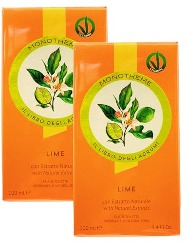 2x EDT Il Libro Degli Agrumi LIME Con Estratto Naturale, Vegan Ok. Fragranza Senza Pari Con Un Carattere Immersivo 100ml
