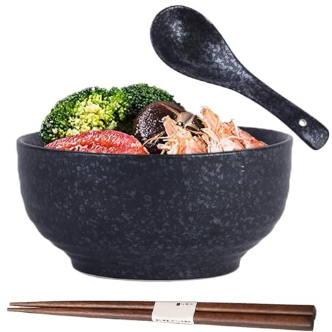 Ramenskål, japansk skål keramik, ramenskålsset, soppskålar porslin, salladsskålar