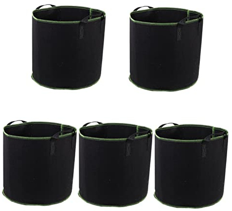 TOYANDONA 5pezzi Sacchetti Per Coltivazione Piante in Non Sacchetti Per Vivaio Accessori Per Semina in Per Nutrizione Delle Piante Crescita Sana Delle