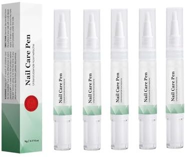 Cuidado de uñas lápiz para hongos en las uñas, uñas de las manos y de los pies, cuidado de uñas para uñas de manos y pies, adecuado para manos y pies, efecto obvio (5 unidades)