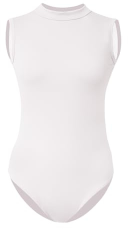 ROYAL SMEELA Ärmellos ballett trikot erwachsene stehkragen ballettbody damen ballerina trikots rückenfrei balletttanzbody balletttanztrikot frauen tanzen body