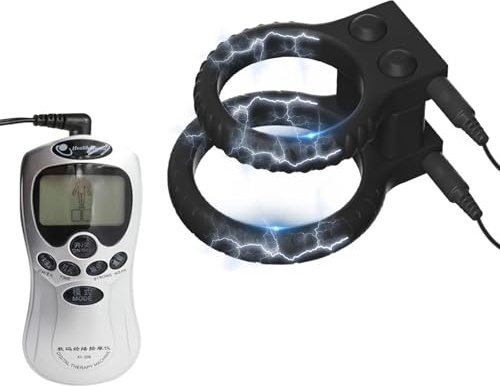 Melkmaschine Ihn Reizstromgerät Estim Prostata Melken Hoden Folter Geräte | Elektro Shock Penisring Hodenring Penisvergrößerung Estim Prostata Hoden Massage Cockring Elektrostimulationsgerät Sex Männer