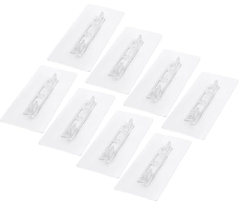 HOMSFOU 8pcs Heavy Duty No Drill Shelf Support Pegs Extended Thickened Cabinet Shelf Pins for Kitchen Cabinets Closet Storage Adhesive Brackets for Stable Wardrobe Clapboard Layers