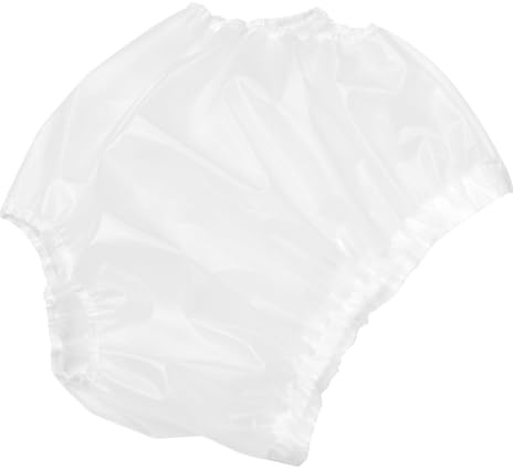 HONMEET Tpu Windelüberhose für Erwachsene Unisex Inkontinenz Schutzslip Wiederverwendbar Auslaufsicherer Kunststoff Slip für Tag und Nacht Eng Anliegend Komfort Unterwäsche