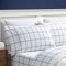 Nautica - Doppia XL Shees, cotone percalle biancheria da letto, dormitorio Essentials (trama blu, Twin XL)
