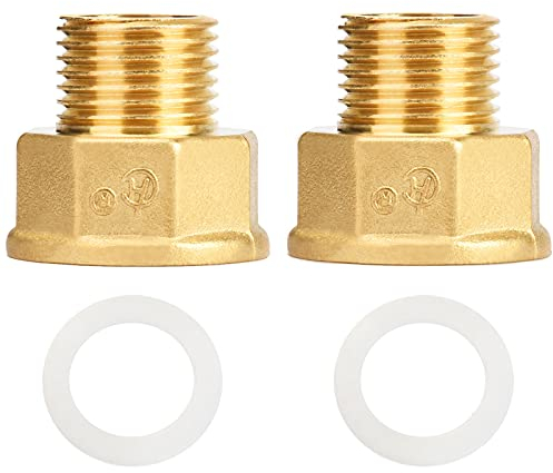 Riduttore in acciaio inox, raccordo filettato IG x AG (1/2 x 3/4)