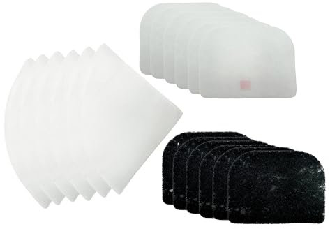 Nispira FK8 5525101500 D895 Replacement Filters for DeLonghi Deep Fryer, 6 Sets