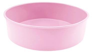 cfpqv Teglia da forno rotonda per torte di compleanno, rotonda, in silicone, per torte di compleanno, per torte di compleanno (A, taglia unica)