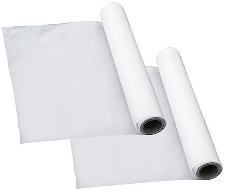 CIYODO 2rollos Papel De Silicona Para Hornear Antiadherente De Papel Para Hornear Para Galletas y Barbacoa