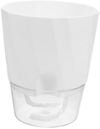 Milisten Selbstbewässernder Pflanztopf Doppelschichtiger Blumentopf Mit Automatischer Bewässerung Wasserabsorbierendes Blumengefäß Für Sukkulenten Und Grünpflanzen