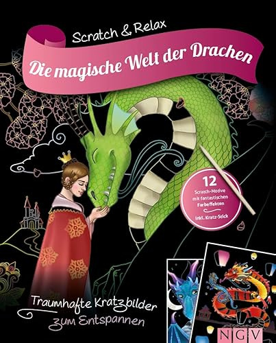 Die magische Welt der Drachen: Kratzbuch mit fantastischen Motiven