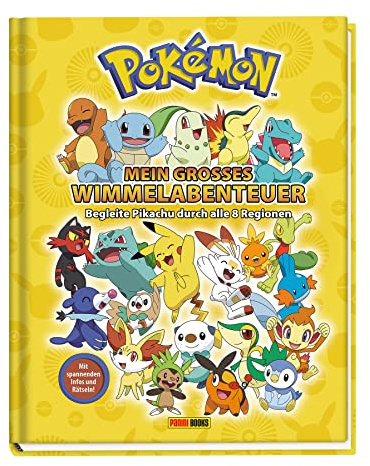 Pokémon: Mein großes Wimmelabenteuer: Begleite Pikachu durch alle 8 Regionen