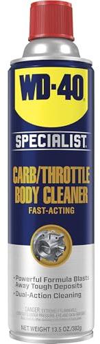 WD-40 Specialist Carb/Throttle Cleaner, Fast-Acting Parts Cleaner, 13.5 OZ