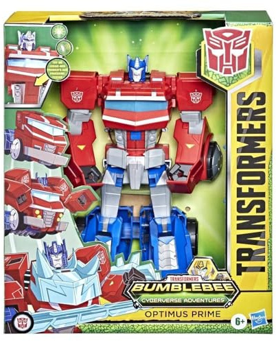 Transformers Spielzeug Bumblebee Cyberverse Adventures Roll N’ Change Optimus Prime Figur, ab 6 Jahren, 25 cm