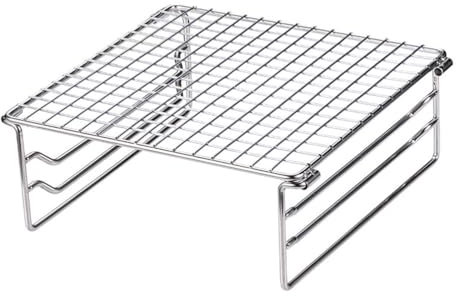 DOITOOL Parrilla de barbacoa de acero inoxidable parrilla de calentamiento rack de camping al aire o jardín patio camping picnic mochilero