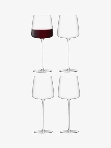 LSA International Metropolitan Grand Cru Verre transparent 680 ml | Lot de 4 | Passe au lave-vaisselle | MW04