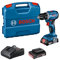 Bosch Professional 18V System perceuse-visseuse sans-fil GSR 18V-45 (vitesse de rotation de 1 900 tr/min, 2 batteries de 2,0 Ah, chargeur GAL 18V-20, dans L-Case)