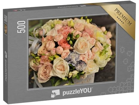 puzzleYOU : Puzzle de 500 pièces « Un Bouquet de Fleurs délicates »