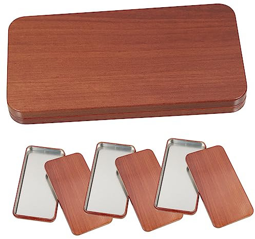 Anneome Metall Weißblech Lagerung Container Für Telefon Glas Bildschirm Haushalt Lagerung Box Deckel