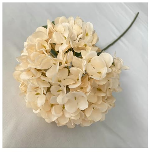 LXHZSY Hortensia Artificielle Lot de 5 pivoines artificielles en Soie, Dahlia, Beau Bouquet, décoration d'automne for la Maison, Mariage, Hortensia, Fausse Fleur, décoration de Table(Color-13)