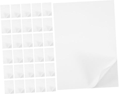 Tofficu 100blätter Selbstklebende Beschriftungs Und Etikettenpapier Hochwertige Weiße Druckerpapier Für Tintenstrahldrucker Und Für Büro Schule Und Handwerk