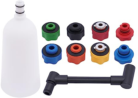 WooDerson Embudo de llenado de aceite, juego de adaptadores de embudo de aceite, adaptador de embudo de aceite de motor para coche, juego de relleno más giratorio, herramienta para tubo de extensión,