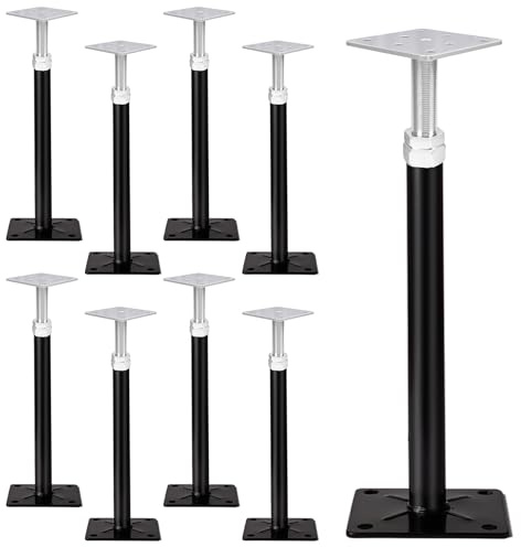 Screw Jacks Floor Jacks, 11-16 Small Floor Jack Stands, House Floor Jacks Post Pole for Leveling, Adjustable Floor Joist Support Jack for House Foundation Temporary Support