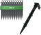 GARDENIX Tubo da giardino con ancora, 200 pezzi, ancoraggi di fissaggio per tubo antigoccia, irrigazione picchetto – Ø 16 mm – tubo di perla, forcella stabile e infrangibile, lunga durata, ancoraggio