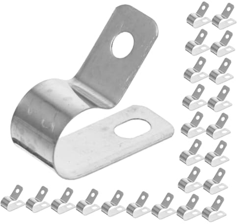 DIYEAH 50stücke Pack Kabelclips Für Wand Metall Drahtclips Kabelmanagementclips Kleine Drahtclips Multifunktions-kabelclips