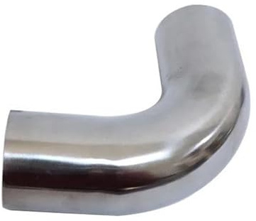 Tuyau D'échappement Voiture Tuyau D'échappement Voiture Acier Inoxydable 304 Coude À 90 Degrés Raccords Raccordement Tuyau Soudure Sanitaire Poli Qualité Alimentaire Embout D'échappement Voiture(32mm)