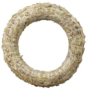 Strohkranz Ø 30 cm – Natürliche Strohform für Kränze, Türdekorationen & Floristik – Handgefertigter Stroh-Rohling für Weihnachten, Ostern & saisonale Bastelideen