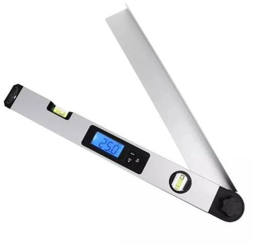 Messung Digitales Goniometer, elektronischer Winkelmesser, 225-Grad-Winkelmesser, 400-mm-Nivelliergerät, Neigungsmesser, Lineal