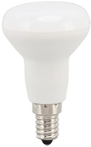 Ahgsup Bombilla LED R50 E14, Diseño de Cuello Largo en Forma de Seta, 5W 3000K Blanco Cálido, Luz de Inundación de Ancho de 120°, Lámpara de Ahorro de Energía 470LM para Uso