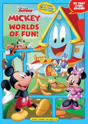 Mickey Mouse Funhouse: Worlds of Fun!: My First Comic Reader! (Disney Junior Mickey; First Comic Reader!, Level 1)
