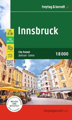 freytag & berndt Innenstadtplan Innsbruck 1:8.000: City Pocket, wasserfest und reißfest