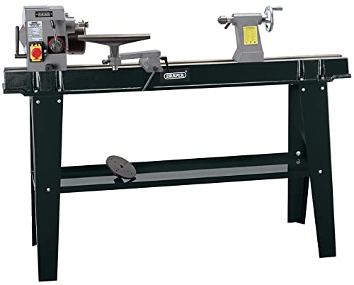 Draper 60990 43-Inch Wood Lathe - Black