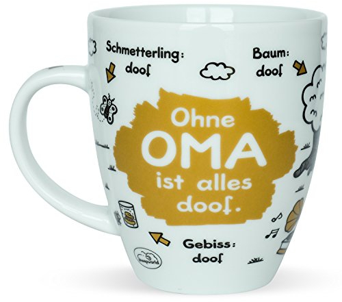 Sheepworld, 42620 Tazza in Porcellana, da 45 cl (Lingua Italiana Non Garantita), Porcellana, Multicolore, 9.5 x 9.5 x 11 cm