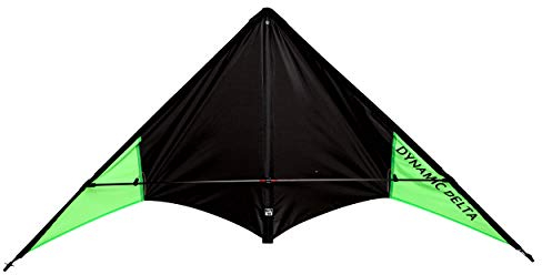 Wolkenstürmer® Dynamic Delta Speed Powerdrachen Neon Grün Zweileiner Lenkdrachen Carbonstangen