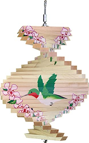 Kolibri-Windspiel aus Holz, hergestellt in den USA