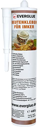 Everglue Beutenkleber 1K MS Polymer Klebstoff Dichtstoff UV-beständig weiß 440g Kartusche