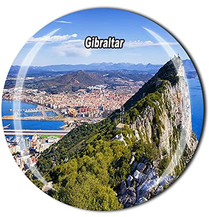 Gibraltar Kühlschrankmagnet, Reise-Souvenir, Geschenk, Kühlschrank, Kristall, magnetische Aufkleber-Kollektion