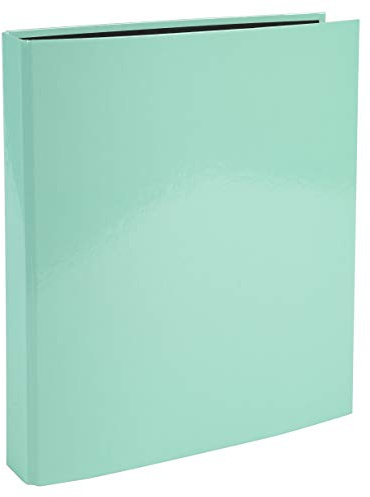 Exacompta 51563E Aquarel Ringbuch. Made in Germany. 4-D-Ring-Mechanik DIN A4 Füllhöhe 25 mm Pastell-Grün Kalender Organizer Ring-Ordner Hefter Plastikordner ideal für Büro und Schule
